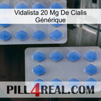 Vidalista 20 Mg De Cialis Générique 20
